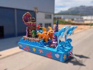Diseño y construcción de carrozas y plataformas de todas las temáticas