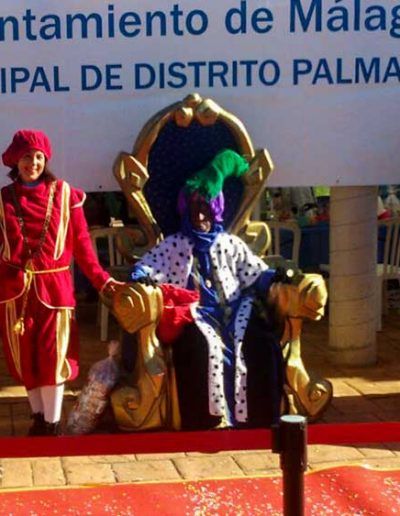 Alquiler de tronos para Reyes Magos Málaga