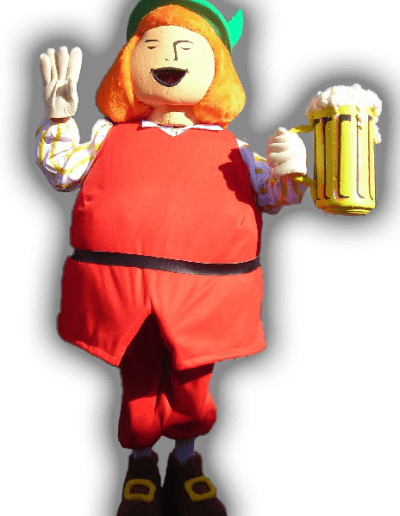 Botarga publicitaria Gambrinus de Cruzcampo