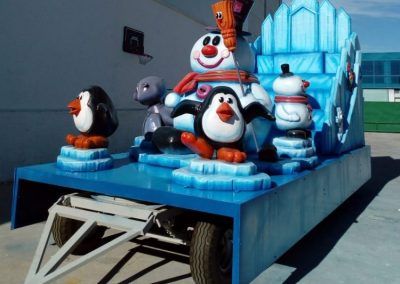 Carroza Muñeco de Nieve