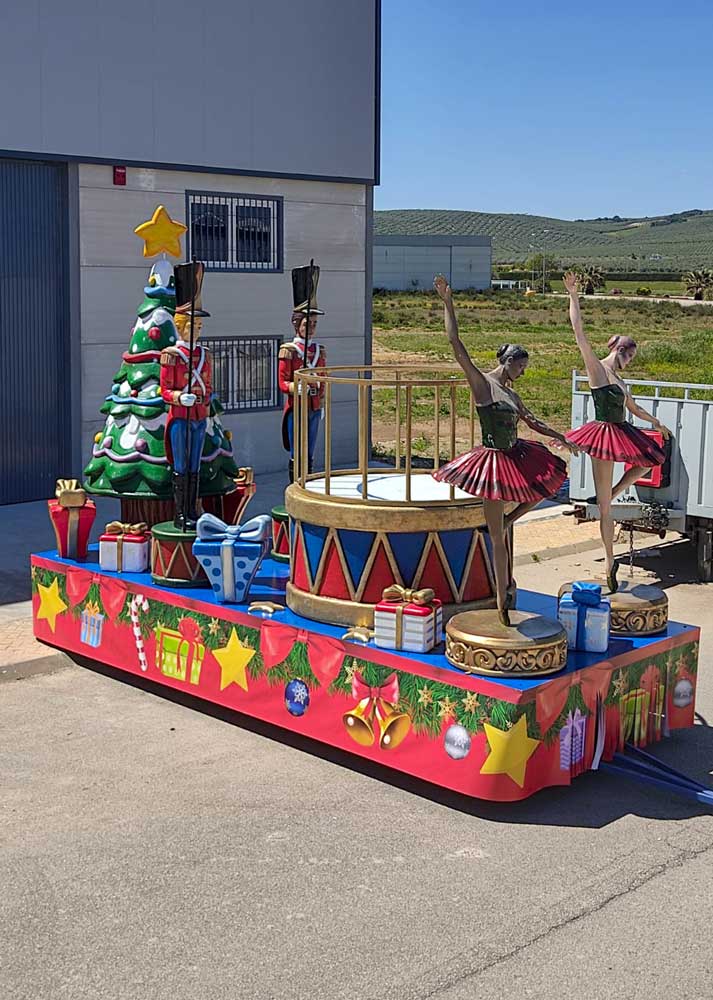 Carroza del Cascanueces para cabalgatas de Navidad