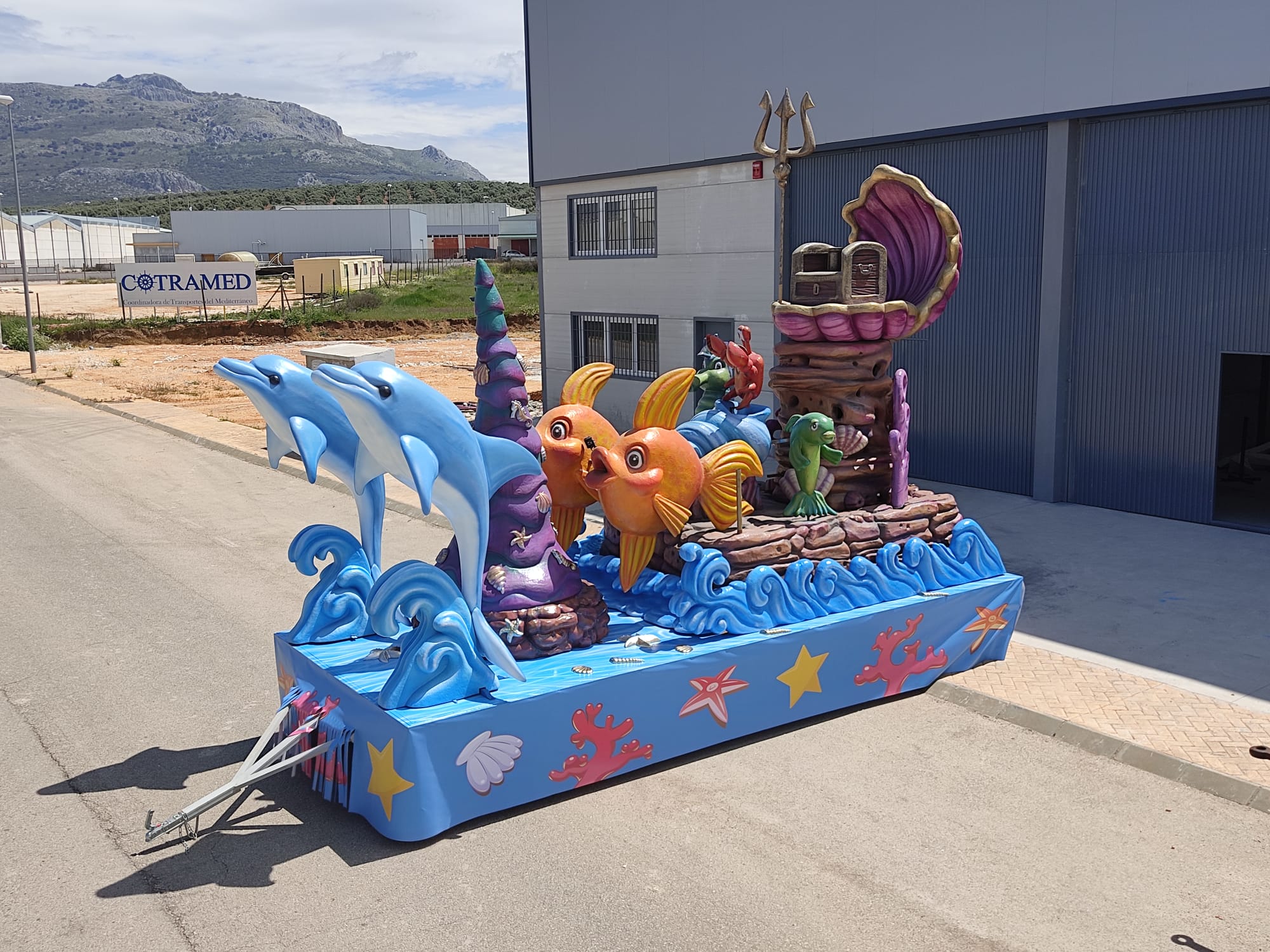 Carroza del mar para la sirenita