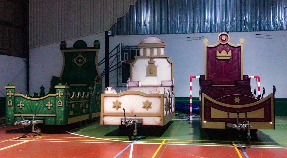 Carrozas de Reyes Magos para el Ayuntamiento de Jimena de la Frontera