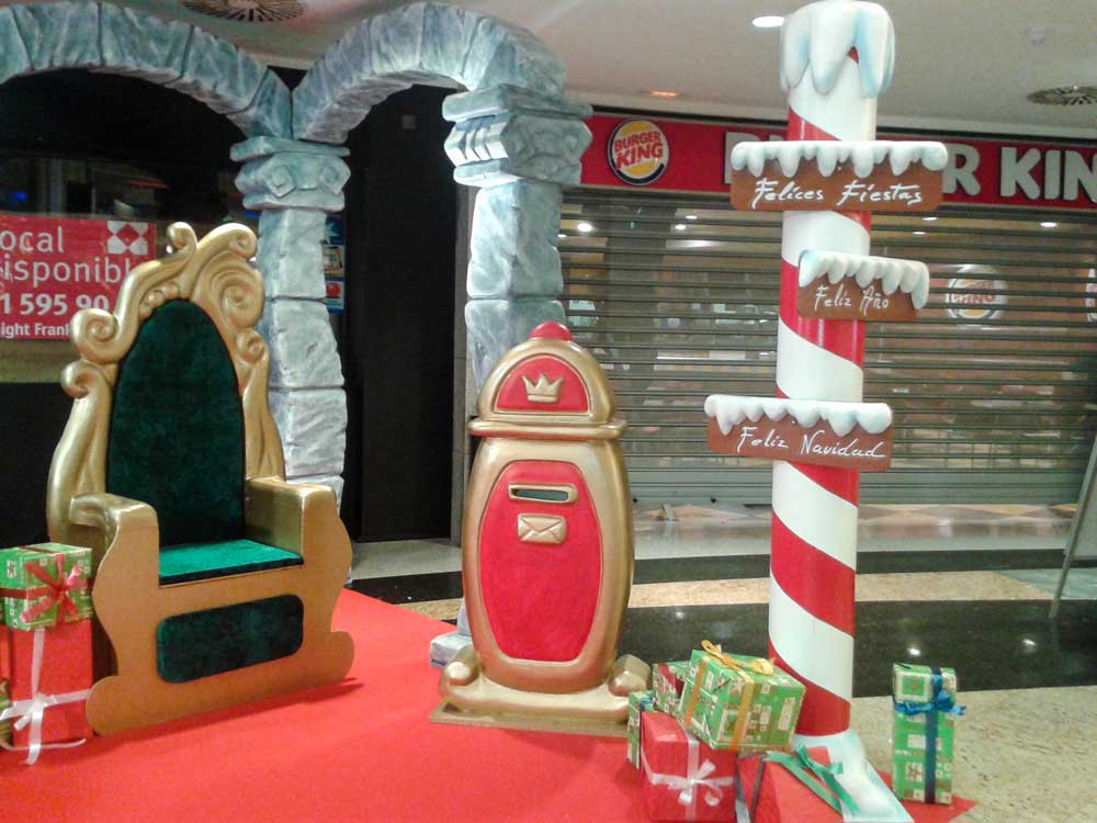 Decoración de Reyes Magos para centros comerciales Decoración de Reyes Magos para centros comerciales
