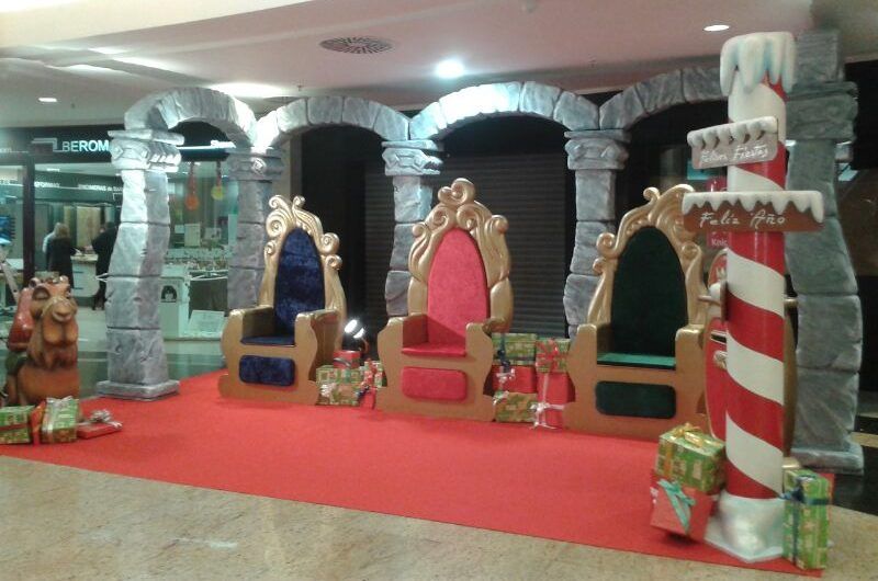 Decorado navideño para centros comerciales Decorado navideño para centros comerciales