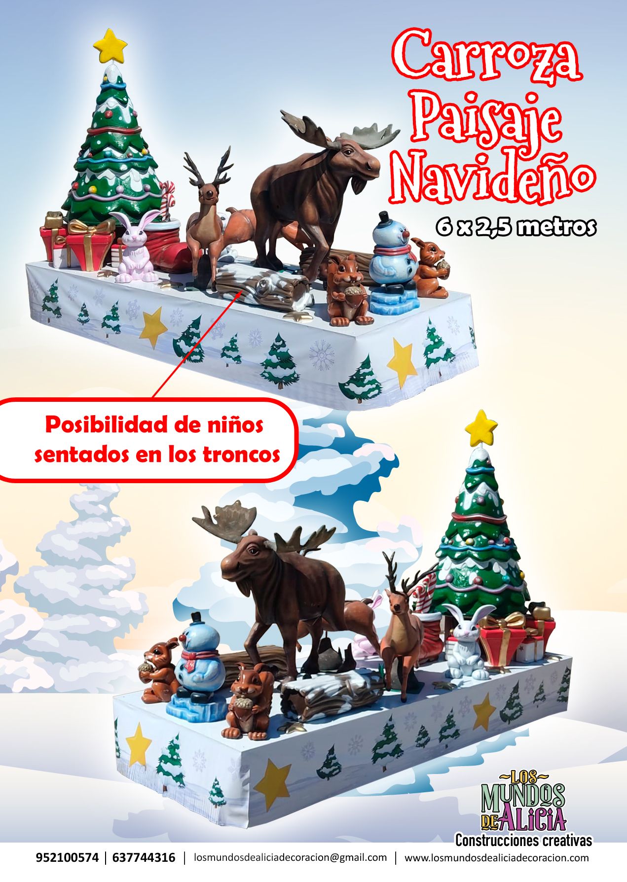 Ficha explicativa carroza Paisaje Navideño