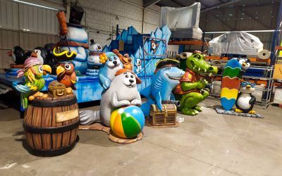 Diseños y construcciones de poliespán (porexpan, corcho blanco)
