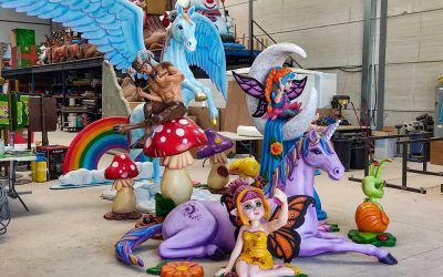 Diseño y fabricación de figuras de fibra de vidrio