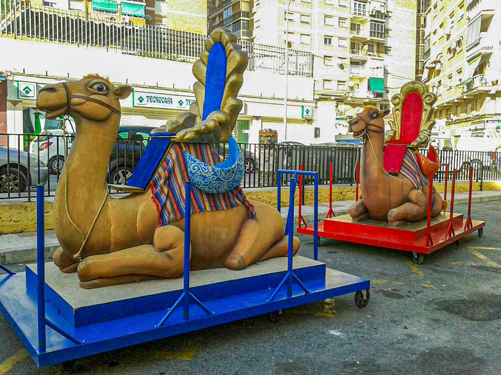 Plataformas de camello para Reyes Magos