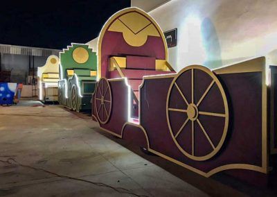Carrozas cabalgata de Reyes Magos del Ayuntamiento de Cártama