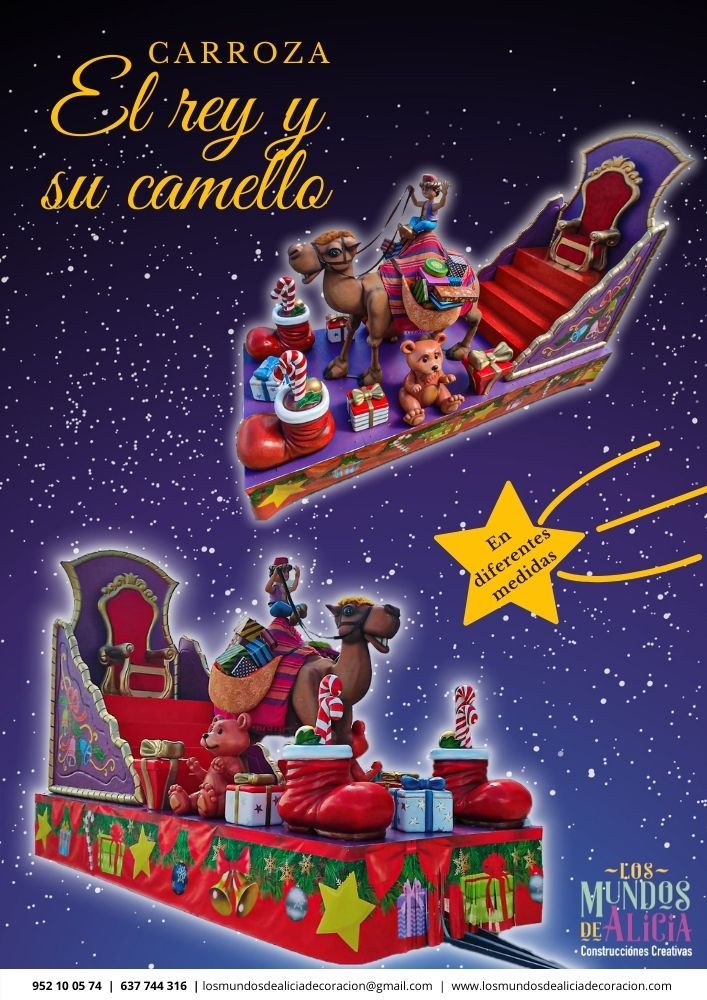 Ficha carroza El rey y su camello