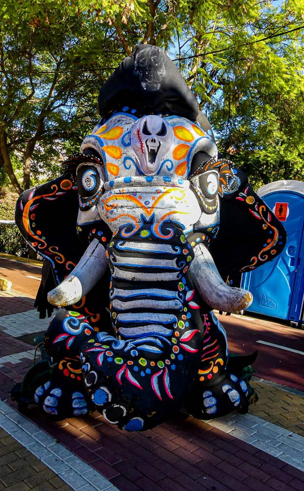 Elefante-catrina-de-gomaespuma
