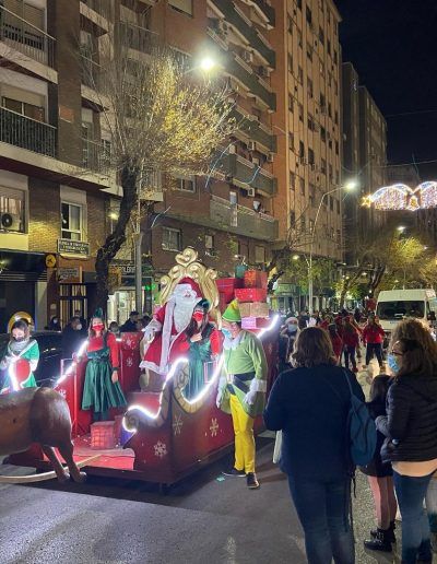 Cabalgata de Papá Noel en Jaén