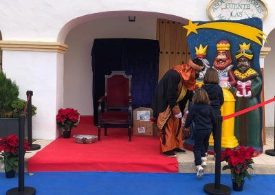 Buzón con Reyes Magos de fibra