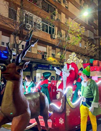 Pasacalles de Papá Noel con Babyradio en Jaén