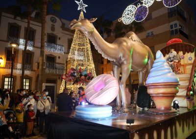 Carrozas para la cabalgata de Reyes de Adra