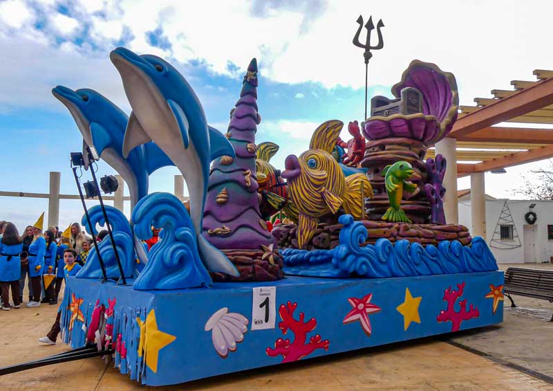 Carroza el Mar para la sirenita Carroza el Mar para la sirenita