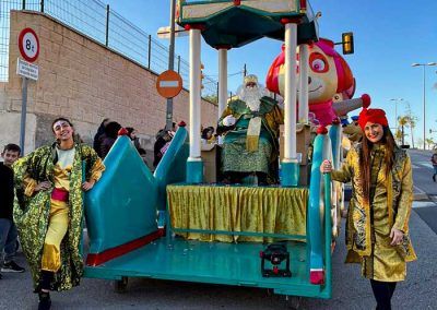 Carrozas manuales para los Reyes Magos