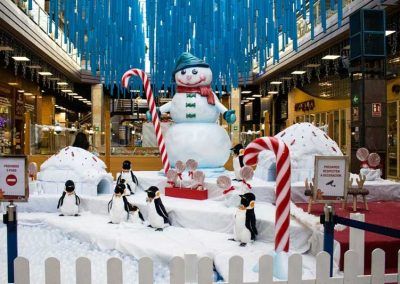 Decorado navideño para centro comercial