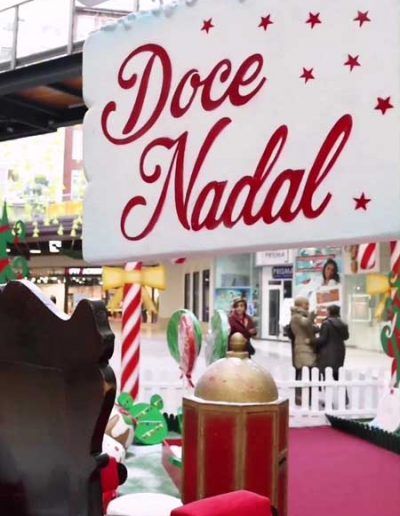 Decorado navideño para centro comercial