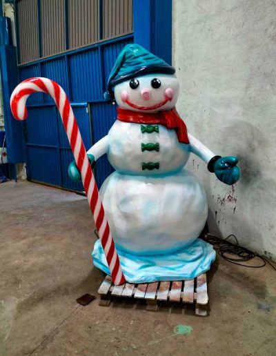 Muñeco de nieve de EPS y poliurea
