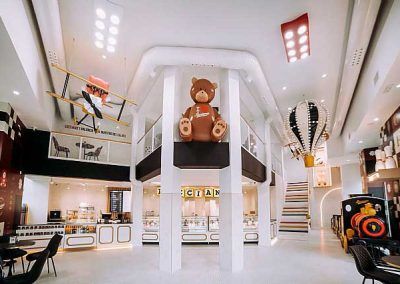Decoración Heladería Lucciano’s Valencia