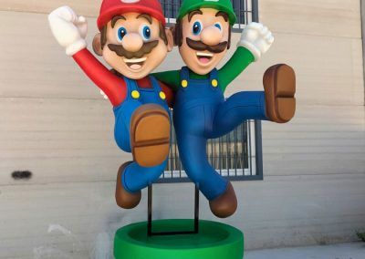Figuras de Mario Bros y Luigi
