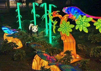Espectáculo de seda y luz de Villaviciosa de Odón