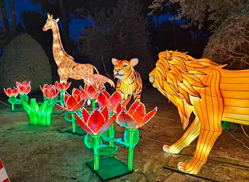 Figuras luminosas de seda y luz Villaviciosa de Odón 3 Figuras luminosas de seda y luz Villaviciosa de Odón 3